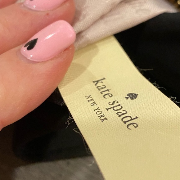 Kate Spade Haring Lane Jenny Black Nylon Bow Handle Bag - Picture 15 of 16